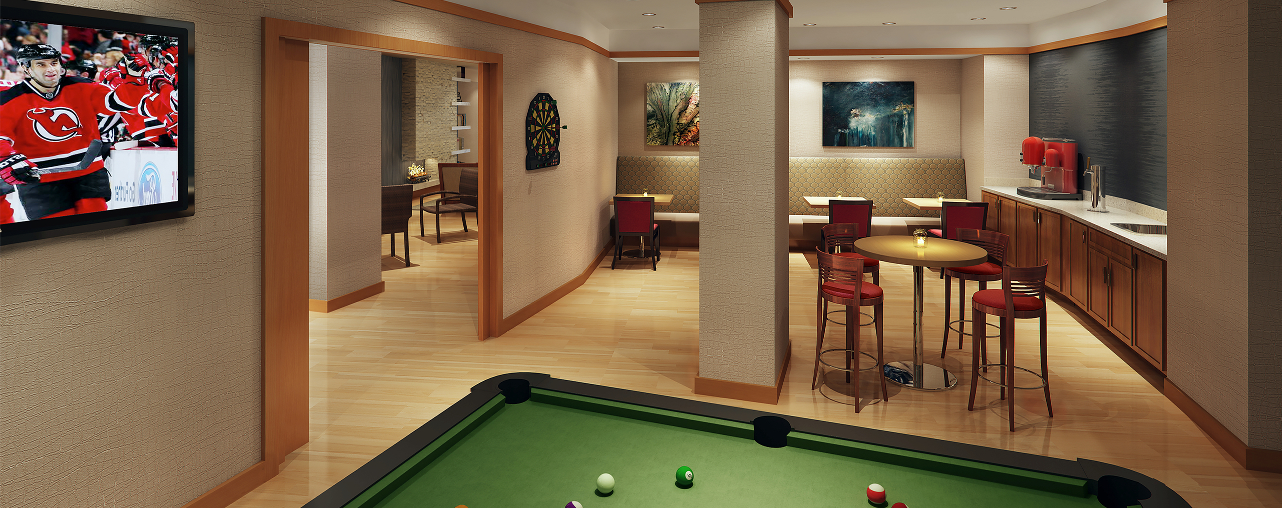 play billiards apartments in brooklyn